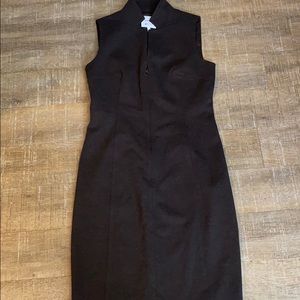 Like new!!AKRIS punto dark brown sheath dress